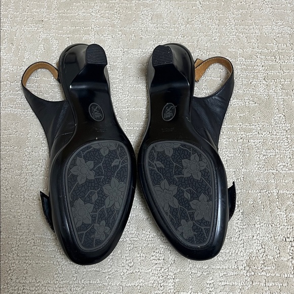 Sofft Black Slingback Heels with Bow Accent Women’s size 10M - Picture 2 of 4